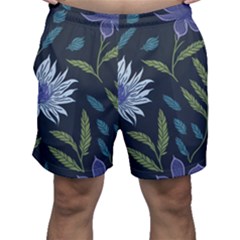 Abstract Floral- Ultra-stead Pantone Fabric Men s Shorts by shoopshirt