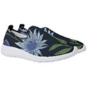 Abstract Floral- Ultra-stead Pantone Fabric Men s Slip On Sneakers View3