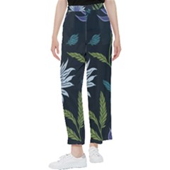 Abstract Floral- Ultra-stead Pantone Fabric Women s Pants  by shoopshirt