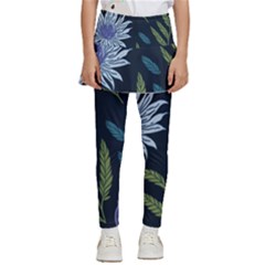 Abstract Floral- Ultra-stead Pantone Fabric Kids  Skirted Pants