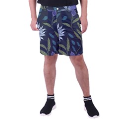 Abstract Floral- Ultra-stead Pantone Fabric Men s Pocket Shorts