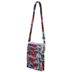 Abstract Waves Multi Function Travel Bag by kaleidomarblingart