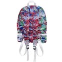 Abstract waves Zip Bottom Backpack View3