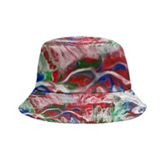 Abstract Waves Inside Out Bucket Hat by kaleidomarblingart