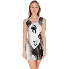 Doll Sketch  Design Bodycon Dress