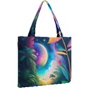 Jungle Moon Light Plants Space Mini Tote Bag View2