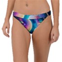 Jungle Moon Light Plants Space Band Bikini Bottoms View1