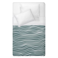 Sea Waves Moon Water Boho Duvet Cover (single Size) by uniart180623