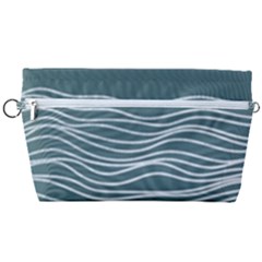 Sea Waves Moon Water Boho Handbag Organizer by uniart180623