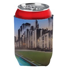 Building City Urban Path Road Skyline Can Holder by uniart180623