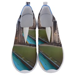 Building City Urban Path Road Skyline No Lace Lightweight Shoes by uniart180623