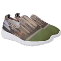 Building City Urban Path Road Skyline Kids  Slip On Sneakers View3