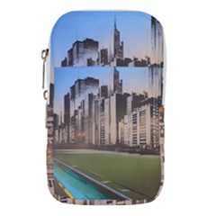 Building City Urban Path Road Skyline Waist Pouch (large) by uniart180623