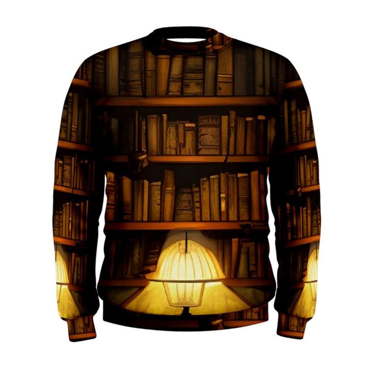 Books Library Men s Sweatshirt