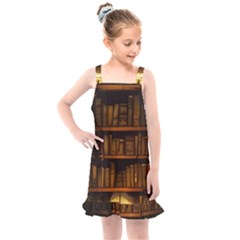 Books Library Kids  Overall Dress by uniart180623