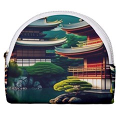 Japan Mount Fuji Japanese Horseshoe Style Canvas Pouch by uniart180623