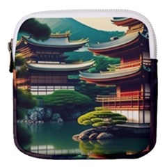 Japan Mount Fuji Japanese Mini Square Pouch by uniart180623