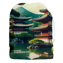 Japan Mount Fuji Japanese Drawstring Pouch (3xl) by uniart180623