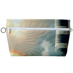 Sea Ocean Waves Lighthouse Nature Handbag Organizer by uniart180623