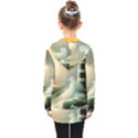 Sea Ocean Waves Lighthouse Nature Kids  Double Breasted Button Coat View2