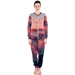 Ocean Waves Sunset Onepiece Jumpsuit (ladies) by uniart180623