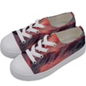 Ocean Waves Sunset Kids  Low Top Canvas Sneakers View2