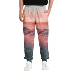 Ocean Waves Sunset Men s Elastic Waist Pants by uniart180623