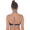 Lighthouse Lunar Eclipse Blood Moon Tie Back Bikini Top View2