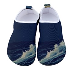 Lighthouse Lunar Eclipse Blood Moon Men s Sock-style Water Shoes by uniart180623