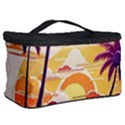 Nature Tropical Palm Trees Sunset Cosmetic Storage Case View2