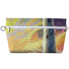 Lighthouse Colorful Abstract Art Handbag Organizer by uniart180623