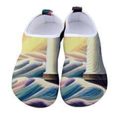 Lighthouse Colorful Abstract Art Kids  Sock-style Water Shoes