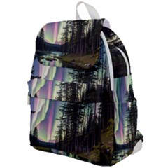 Northern Lights Aurora Borealis Top Flap Backpack by uniart180623