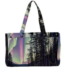 Northern Lights Aurora Borealis Canvas Work Bag by uniart180623