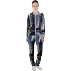 Northern Lights Aurora Borealis Casual Jacket And Pants Set by uniart180623