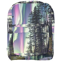 Northern Lights Aurora Borealis Full Print Backpack by uniart180623