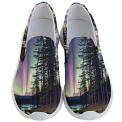 Northern Lights Aurora Borealis Men s Lightweight Slip Ons by uniart180623