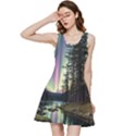 Northern Lights Aurora Borealis Inside Out Racerback Dress View1