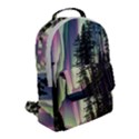 Northern Lights Aurora Borealis Flap Pocket Backpack (Small) View2