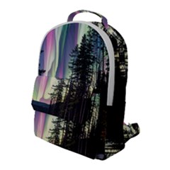 Northern Lights Aurora Borealis Flap Pocket Backpack (large) by uniart180623