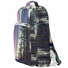 Northern Lights Aurora Borealis Double Compartment Backpack by uniart180623