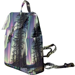 Northern Lights Aurora Borealis Buckle Everyday Backpack by uniart180623