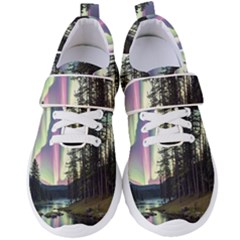 Northern Lights Aurora Borealis Women s Velcro Strap Shoes by uniart180623