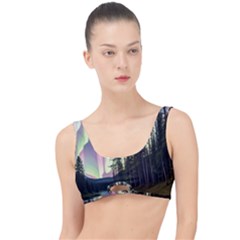 Northern Lights Aurora Borealis The Little Details Bikini Top by uniart180623