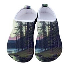 Northern Lights Aurora Borealis Kids  Sock-style Water Shoes by uniart180623