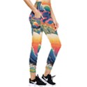 Waves Rainbow Sea Pocket Leggings  View4