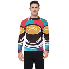 Coffee Tea Cappuccino Men s Long Sleeve Rash Guard by uniart180623