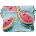 Watermelon Fruit Juicy Summer Heat Buckle Messenger Bag View3