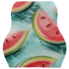 Watermelon Fruit Juicy Summer Heat Car Seat Velour Cushion  by uniart180623