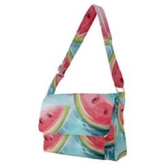 Watermelon Fruit Juicy Summer Heat Full Print Messenger Bag (m) by uniart180623